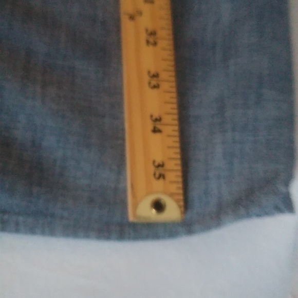 J. Jill Womens  Blue Chambray Shirt Dress Button down NWOT SIZE XL - Picture 8 of 14